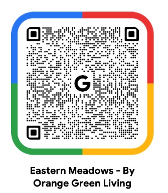 Google Maps QR Code - Eastern Meadows by Orange Green Living